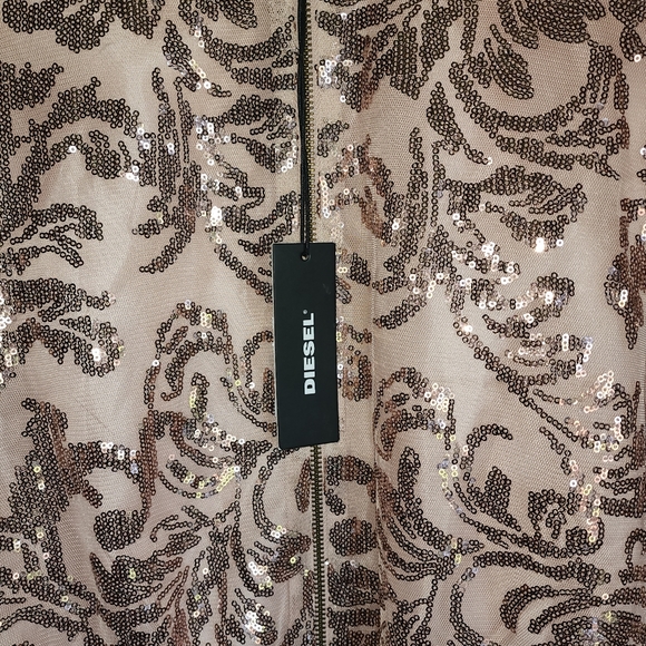 Diesel Sequin Bomber Jacket - Picture 4 of 16